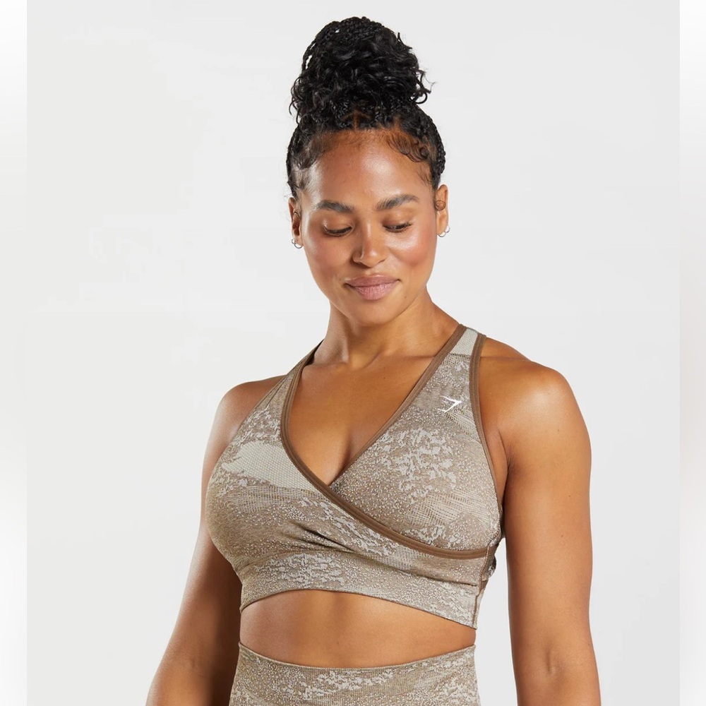 Gymshark sports bra, size Small. Adapt Camo Seamless